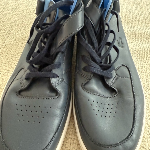 Lacoste Dark Gray and Blue High-Tops - Picture 3 of 8